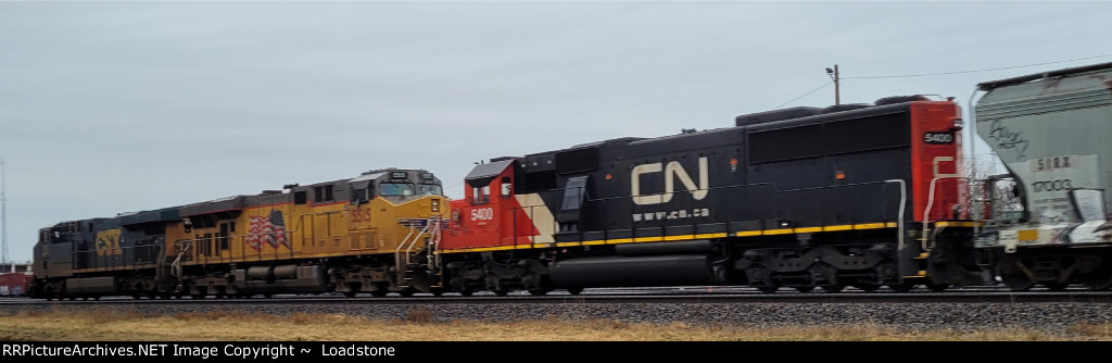 CN 5400 UP 5515